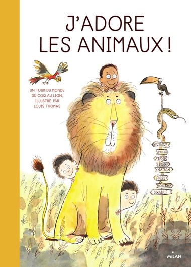 Couverture de « J’adore les animaux ! »