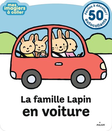 Couverture de « La famille Lapin en voiture »