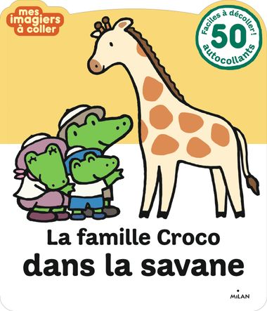 Couverture de « La famille Croco dans la savane »