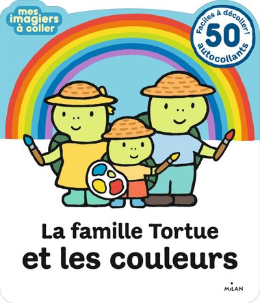 Couverture de « La famille Tortue et les couleurs »