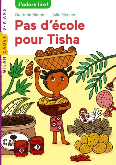 Couverture de « Pas d’école pour Tisha »