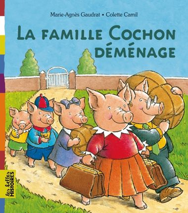 Couverture de « La famille Cochon déménage »