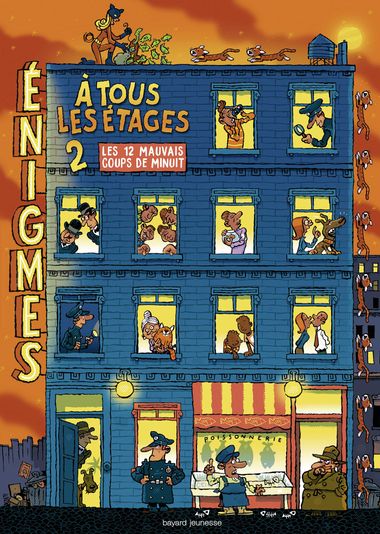 Couverture de « Énigmes à tous les étages T. 2 – Les 12 mauvais coups de minuit »