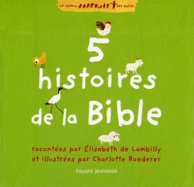 Couverture de « 5 histoires de la Bible »