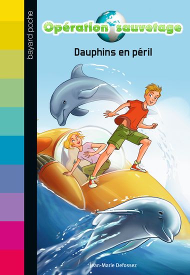 Couverture de « Dauphins en péril »