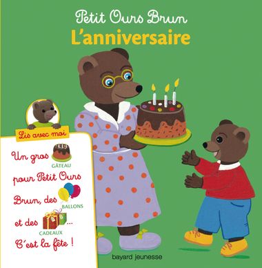 Couverture de « Petit Ours Brun, Lis avec moi – L’anniversaire »