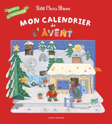 Couverture de « Mon calendrier de l’Avent Petit Ours Brun »