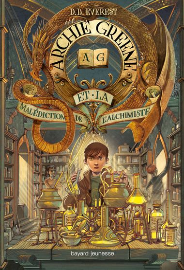 Couverture de « Archie Greene et la malédiction de l’alchimiste »