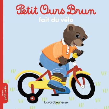 Couverture de « Petit Ours Brun fait du vélo »