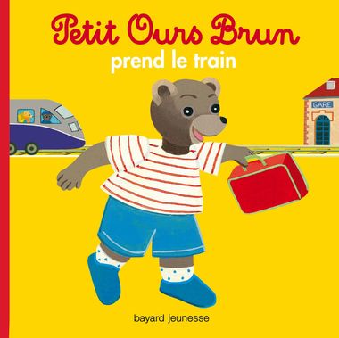 Couverture de « Petit Ours Brun prend le train »