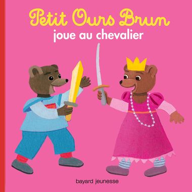 Couverture de « Petit Ours Brun joue au chevalier »