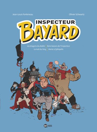 Couverture de « Les dragons du diable – Bons baisers de l’inspecteur – La nuit du Yorg – Alerte à Zyklopolis »