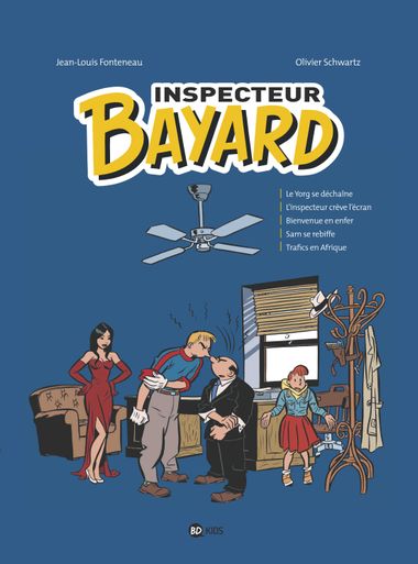 Couverture de « Le Yorg se déchaîne-L’inspecteur crève l’écran-Bienvenue en enfer-Sam se rebiffe-Trafics en Afrique »