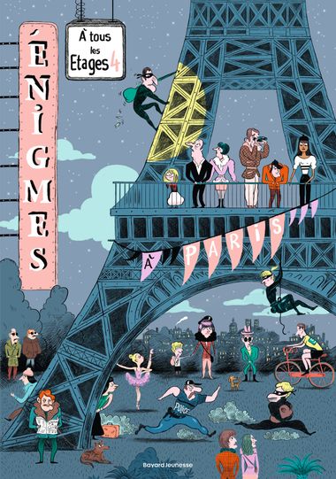 Couverture de « Énigmes à tous les étages T.4, À Paris »