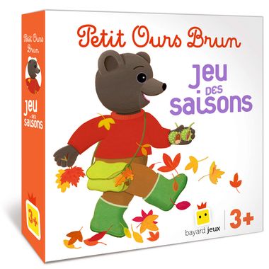 Couverture de « Petit Ours Brun – Le jeu des saisons »