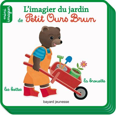 Couverture de « L’imagier du jardin de Petit Ours Brun »