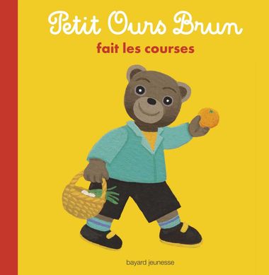 Couverture de « Petit Ours Brun fait les courses »