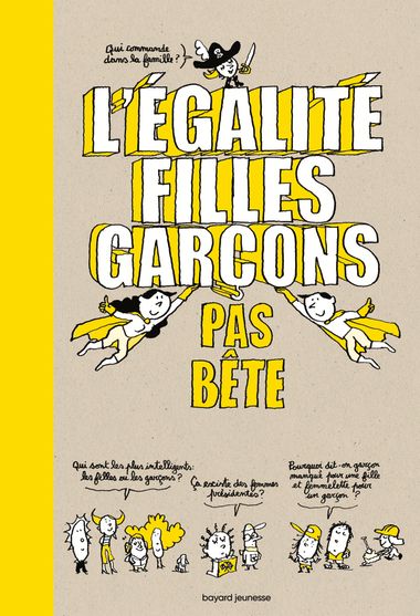 Couverture de « L’égalité filles-garçons pas bête »