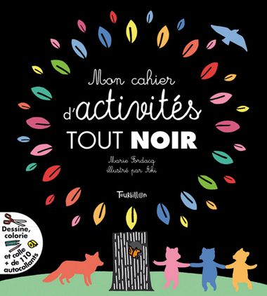Couverture de « Mon cahier d’activités tout noir »