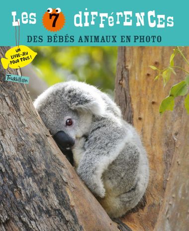 Couverture de « Les 7 différences des bébés animaux en photo »
