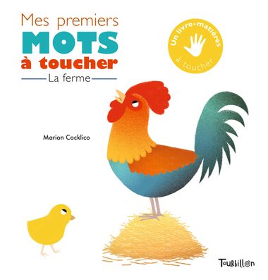 Couverture de « Mes premiers mots à toucher – Ferme »