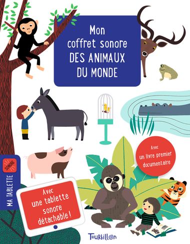 Couverture de « Mon coffret sonore des animaux du monde »