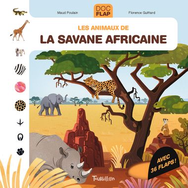 Couverture de « Les animaux de la savane africaine »