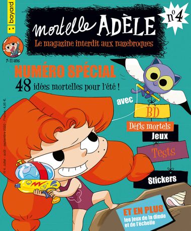 Couverture de « Magazine Mortelle Adèle n°4 »