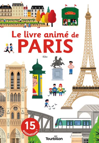 Couverture de « Le livre animé de Paris »
