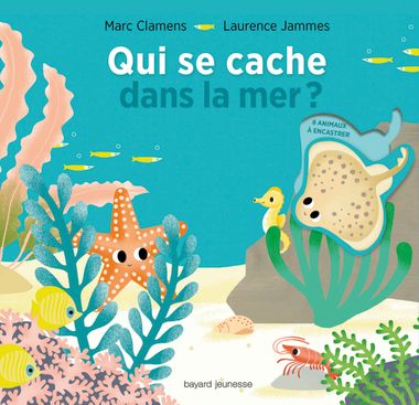 Couverture de « Qui se cache dans la mer ? »