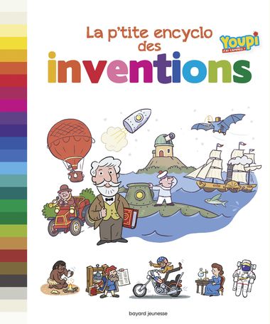 Couverture de « La p’tite encyclo des grandes inventions »