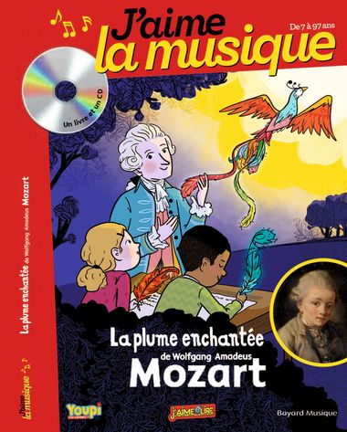 Couverture de « La plume enchantée de Wolfgang Amadeus Mozart »