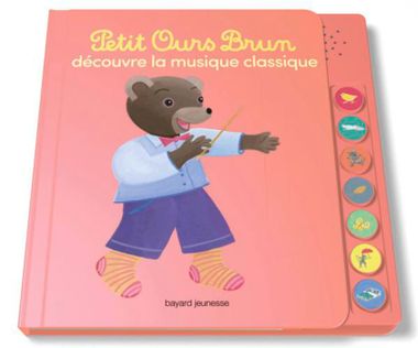 Couverture de « Petit Ours Brun découvre la musique classique – Livre sonore »