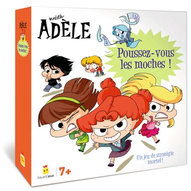 Couverture de « Jeu Mortelle Adèle – Poussez-vous les moches ! »