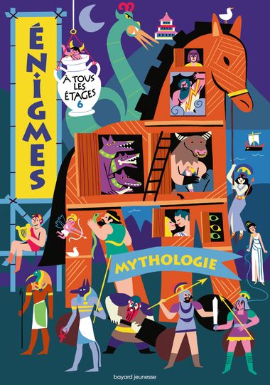 Couverture de « Enigmes à tous les étages 6 – MYTHOLOGIE »