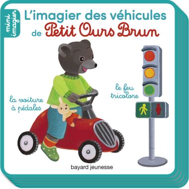 Couverture de « L’imagier des véhicules de Petit Ours Brun »