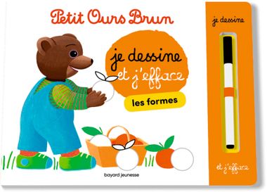 Couverture de « Je dessine et j’efface les formes avec Petit Ours Brun »