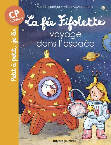Couverture de « La fée Fifolette voyage dans l’espace »