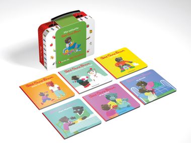 Couverture de « Ma valisette Petit Ours Brun – Coffret 6 poches »
