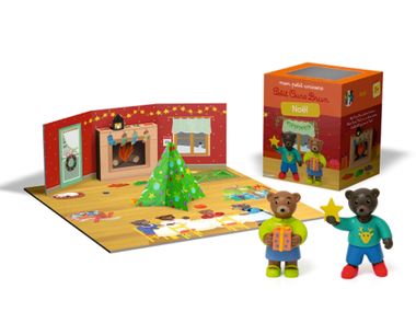 Couverture de « Mon Petit Univers Petit Ours Brun – Noël – Hachette »