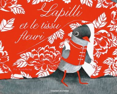 Couverture de « Lapilli et le tissu fleuri »