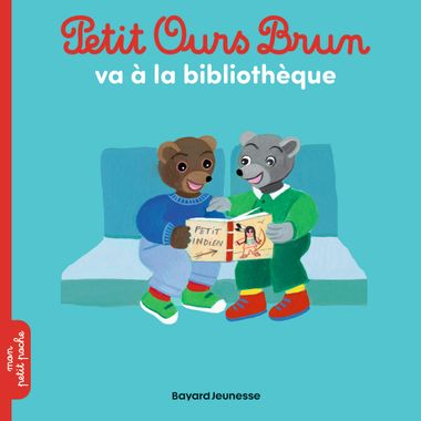 Couverture de « Petit Ours Brun va à la bibliothèque »