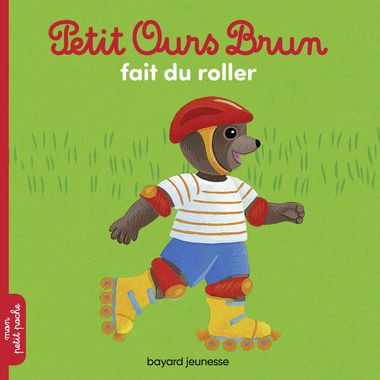 Couverture de « Petit Ours Brun fait du roller »