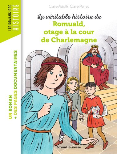 Couverture de « Romuald, otage à la cour de Charlemagne »