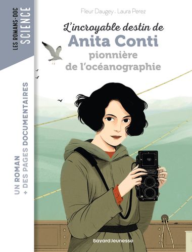 Couverture de « L’incroyable destin d’Anita Conti, pionnière de l’océanographie »