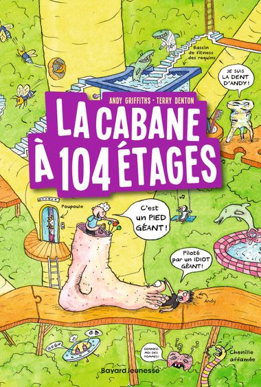 Couverture de « La cabane à 104 étages »