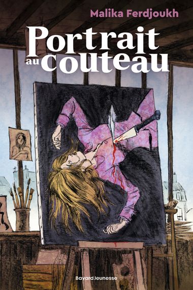 Couverture de « Portrait au couteau »