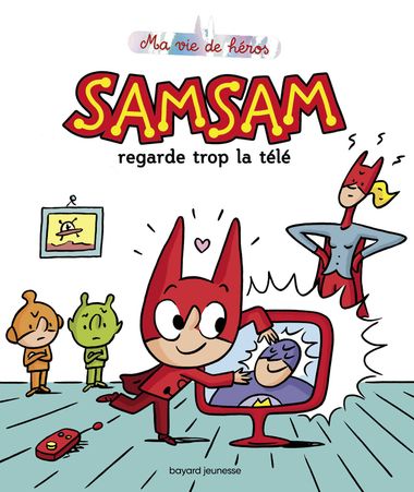 Couverture de « SamSam regarde trop la télé »