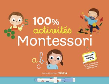 Couverture de « 100% activités Montessori »