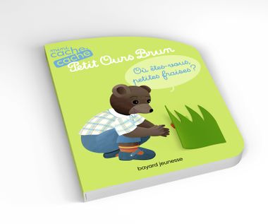 Couverture de « Mini cache-cache Petit Ours Brun – Où êtes-vous, petites fraises ? »